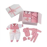 Set Ajuar+ Enterito Bebé 100% Algodón Chile Listo para Regalar- Envío Gratis.