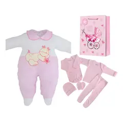 ENCANTO - Set Ajuar Bebe Completo con Enteritos 0-3m Envio gratis -ENCANTOchile