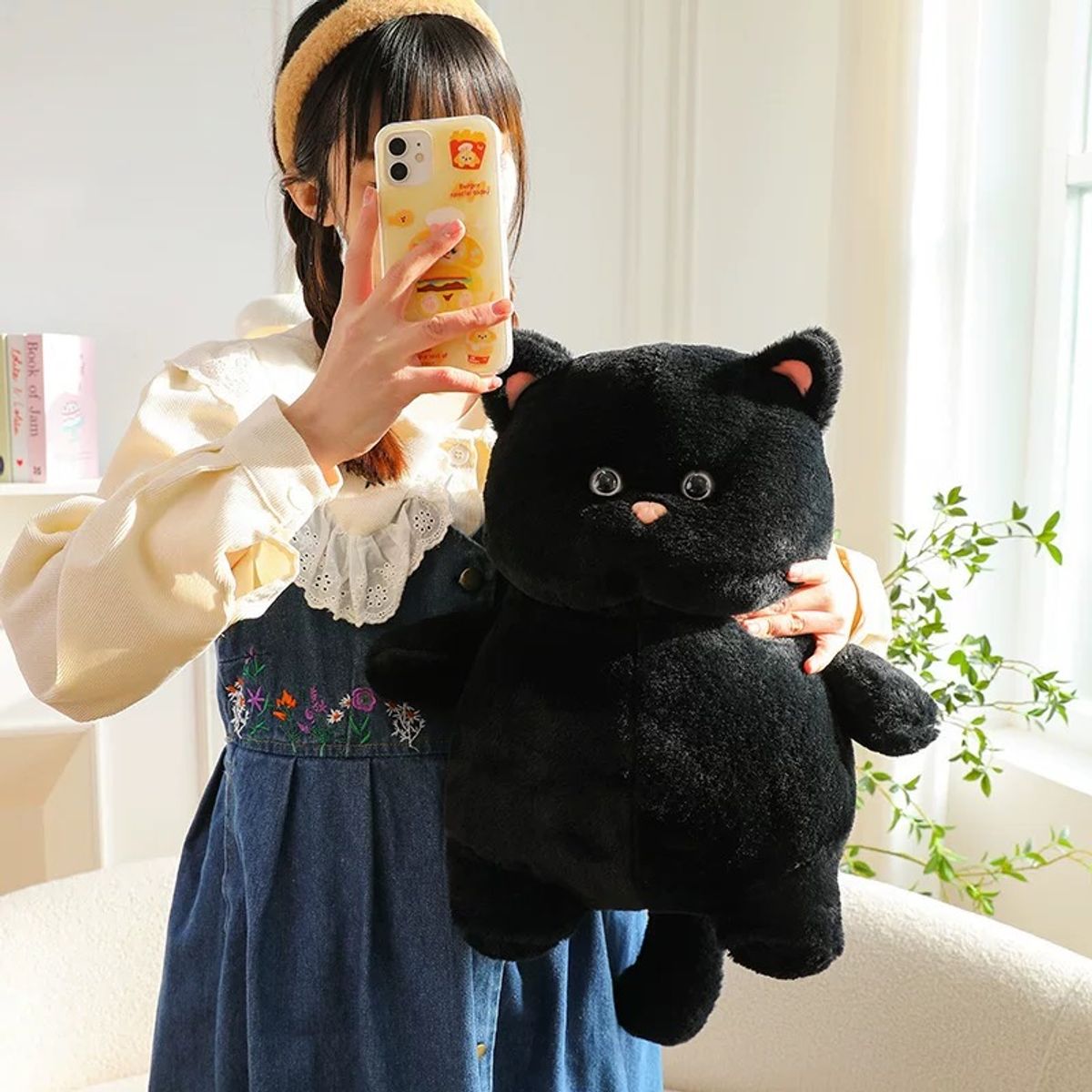GENERICO - Peluche De Gato 40cm Negro