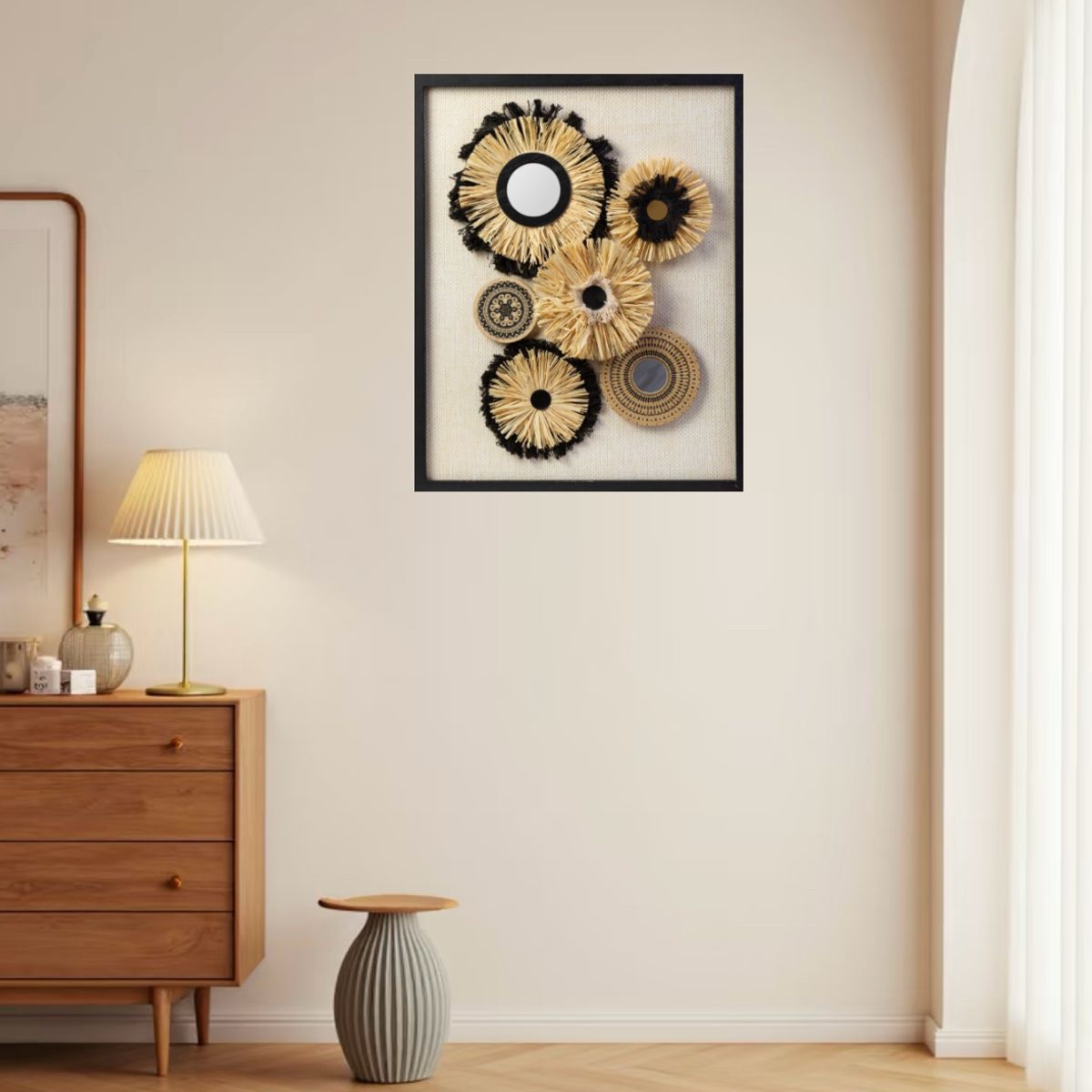 GENERICO - Cuadro Decorativo Adorno Pared Metálico 61x49cm