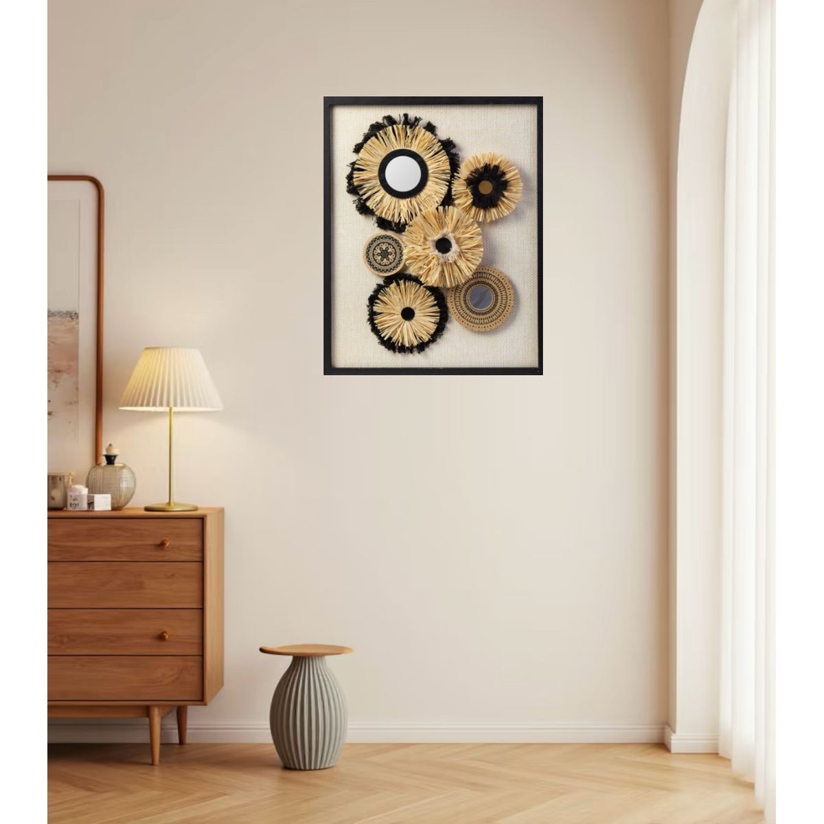 GENERICO - Cuadro Decorativo Adorno Pared Metálico 61x49cm