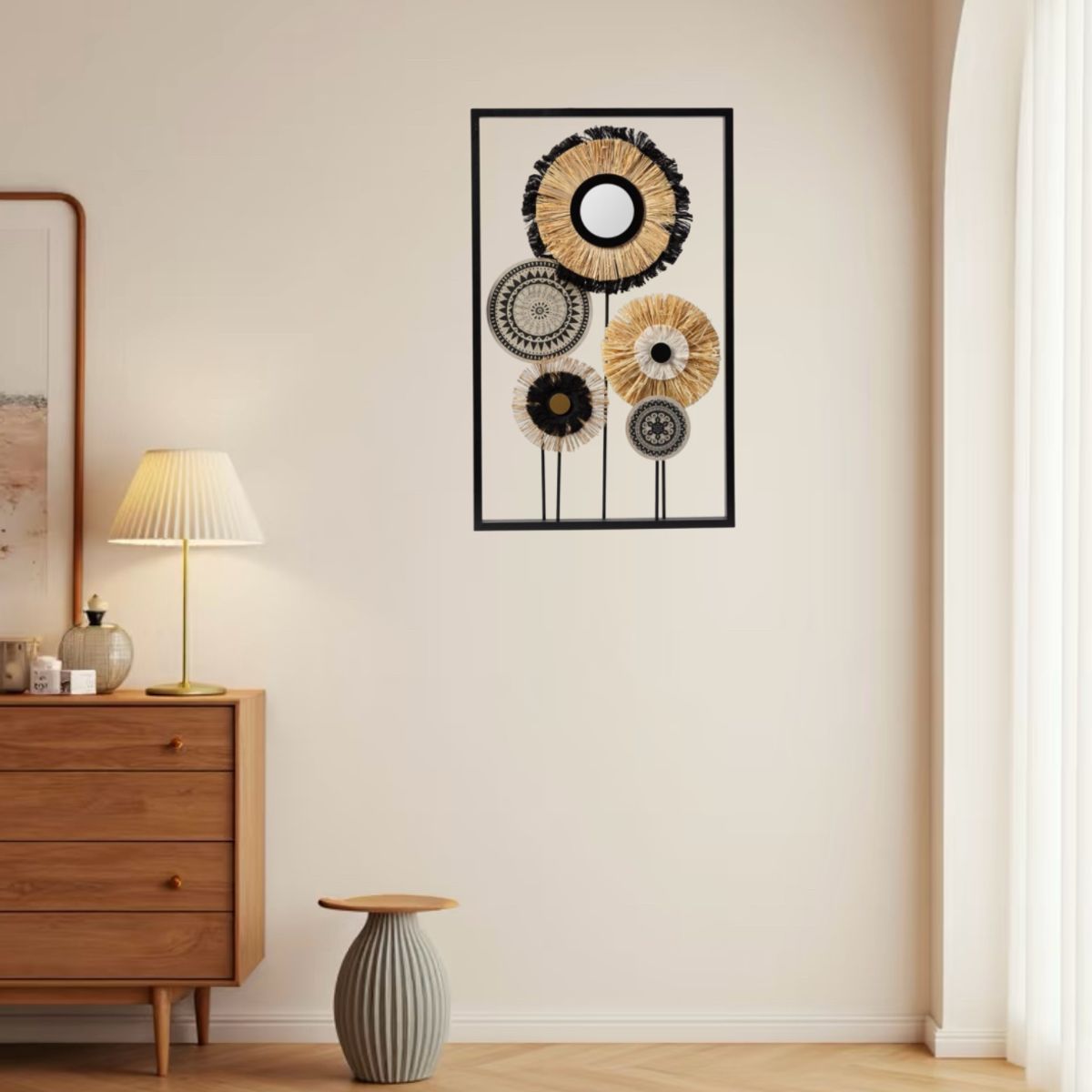 GENERICO - Cuadro Decorativo Adorno Pared Metálico 62x38cm