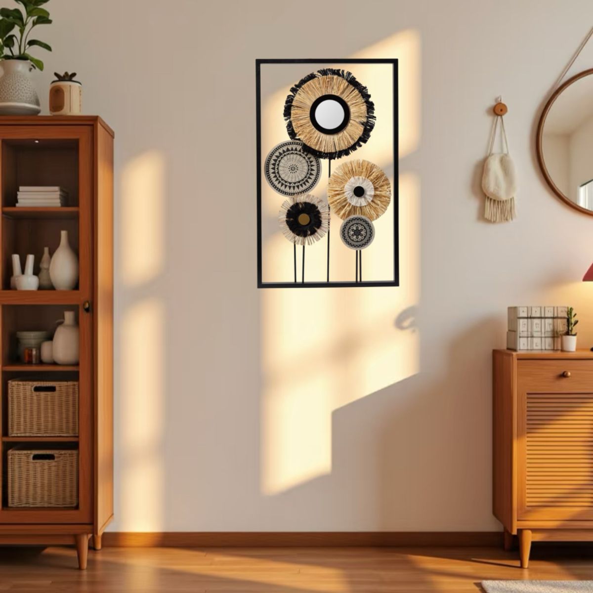 GENERICO - Cuadro Decorativo Adorno Pared Metálico 62x38cm