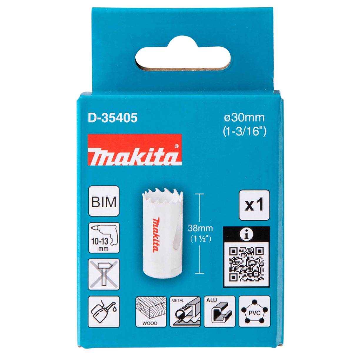 MAKITA - Sierra De Copa Bimetálica 30 Mm Makita D-35405