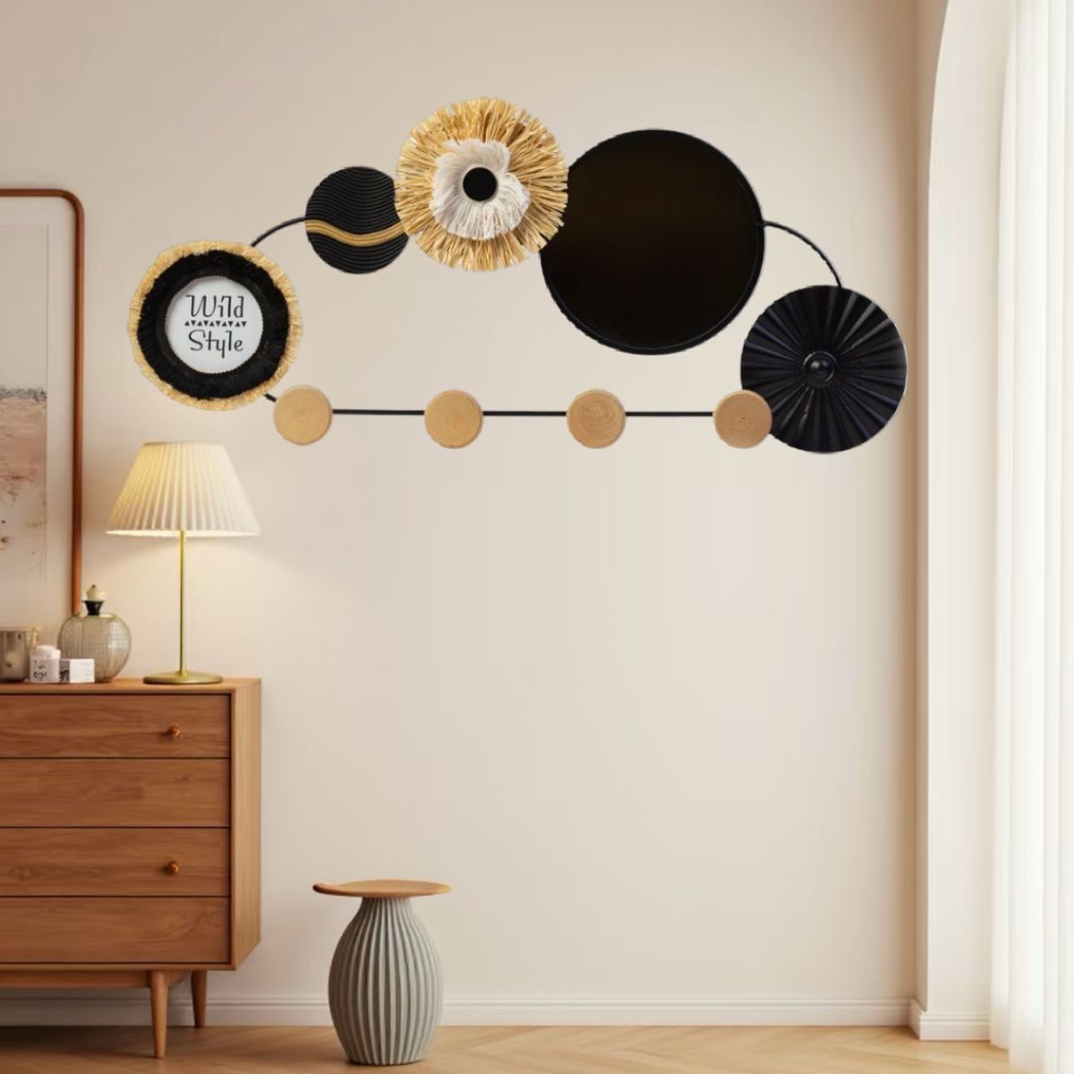 GENERICO - Cuadro Decorativo Adorno Pared Metálico 68x27 Cm