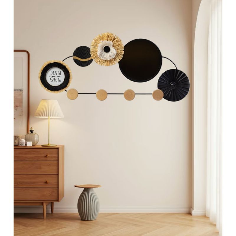 GENERICO - Cuadro Decorativo Adorno Pared Metálico 68x27 Cm