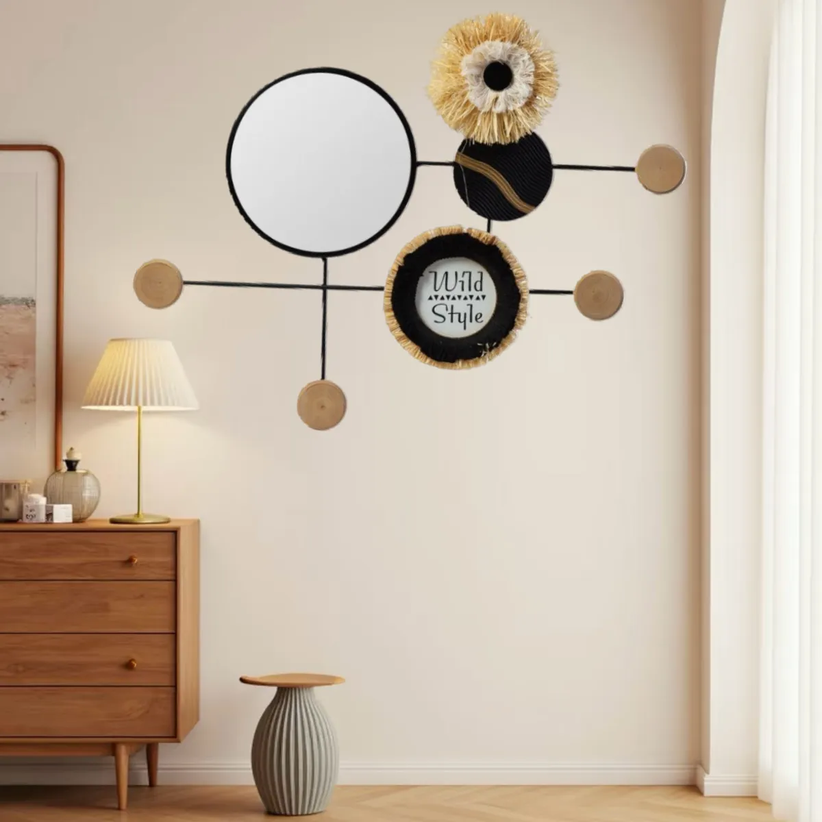 GENERICO - Cuadro Decorativo Adorno Pared Metálico 56x44 Cm