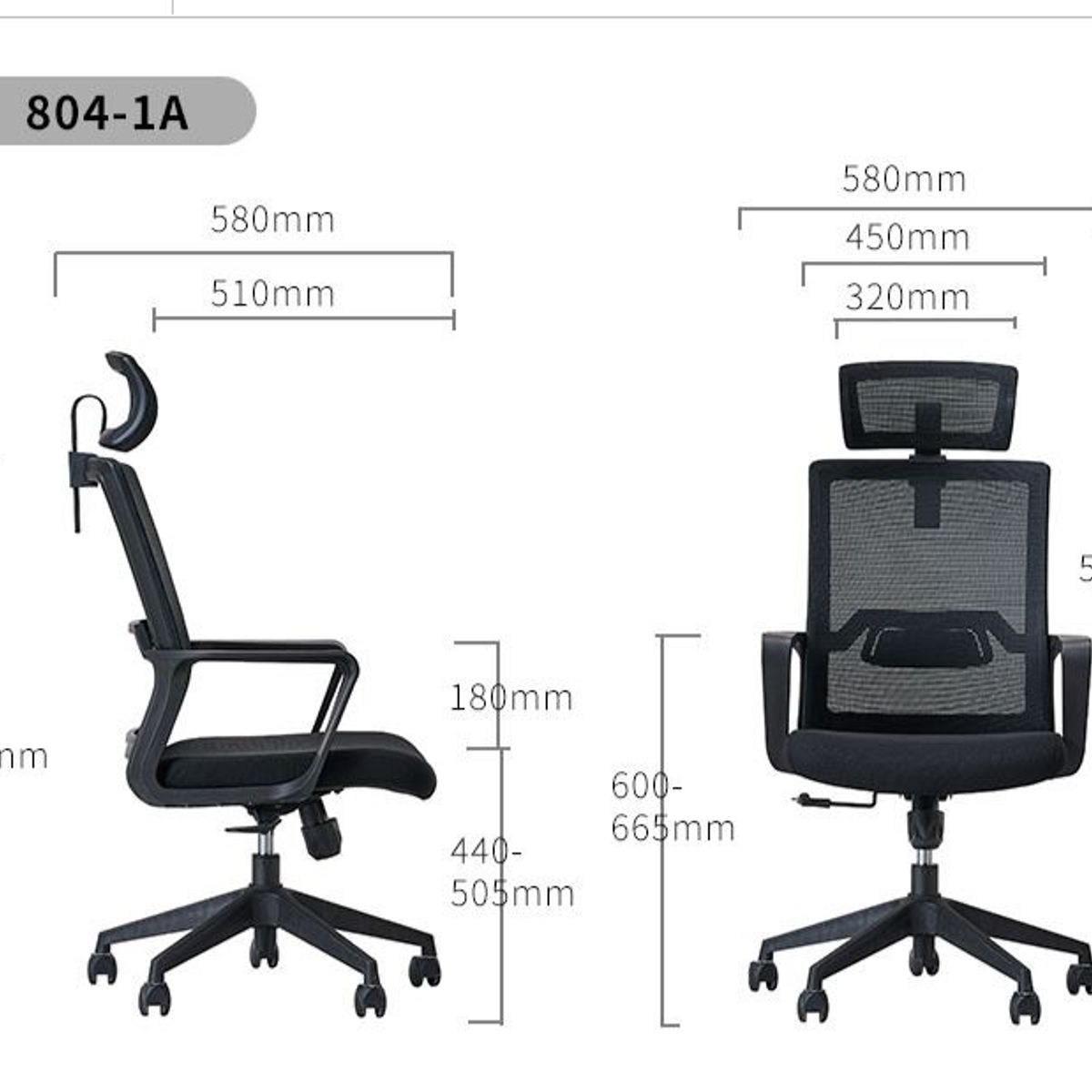 Silla ergonómica ejecutiva malla mesh, marca GENERICO - Foto 2