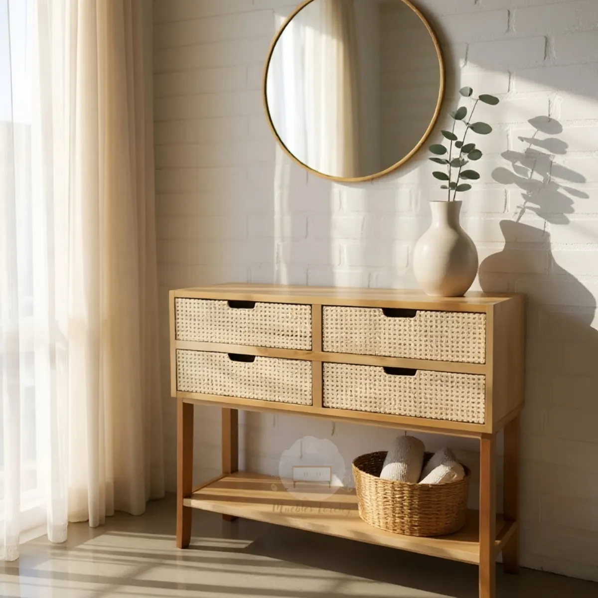 ARRIMO DE MADERA LENGA - MUEBLES LORELEY, marca RUSTIC STYLE - Foto Principal