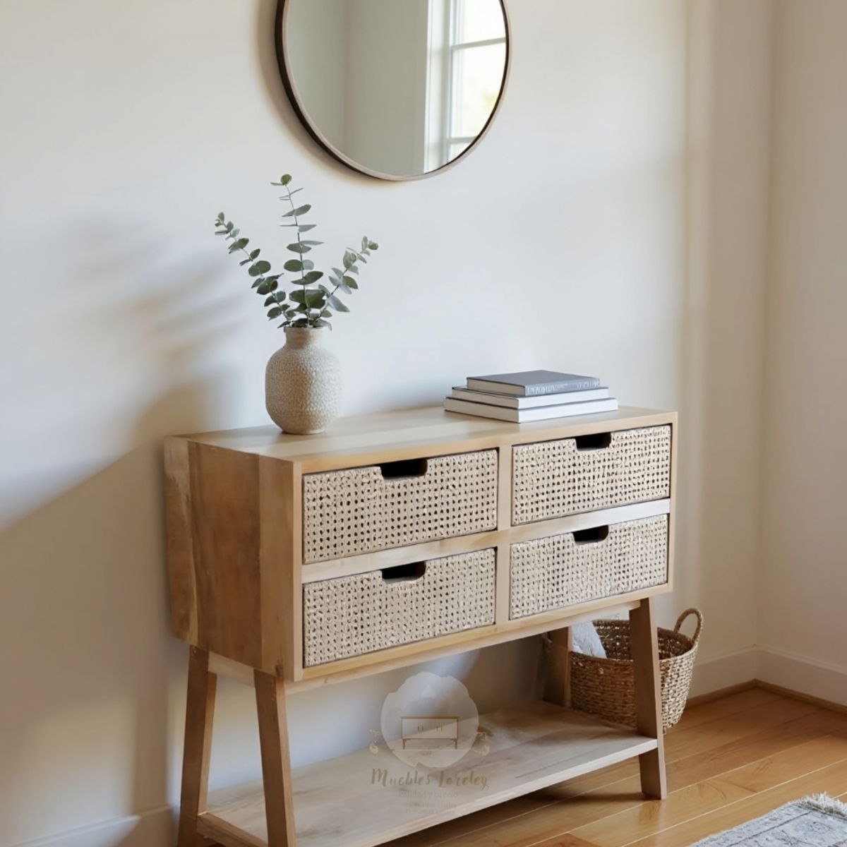 ARRIMO DE MADERA LENGA - MUEBLES LORELEY, marca RUSTIC STYLE - Foto 2