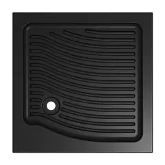 DOER - Receptáculo de Ducha 80x80cm Negro