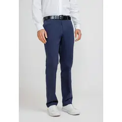 TRIAL - Pantalón Chino Hombre Algodón Vinci Azul Marino