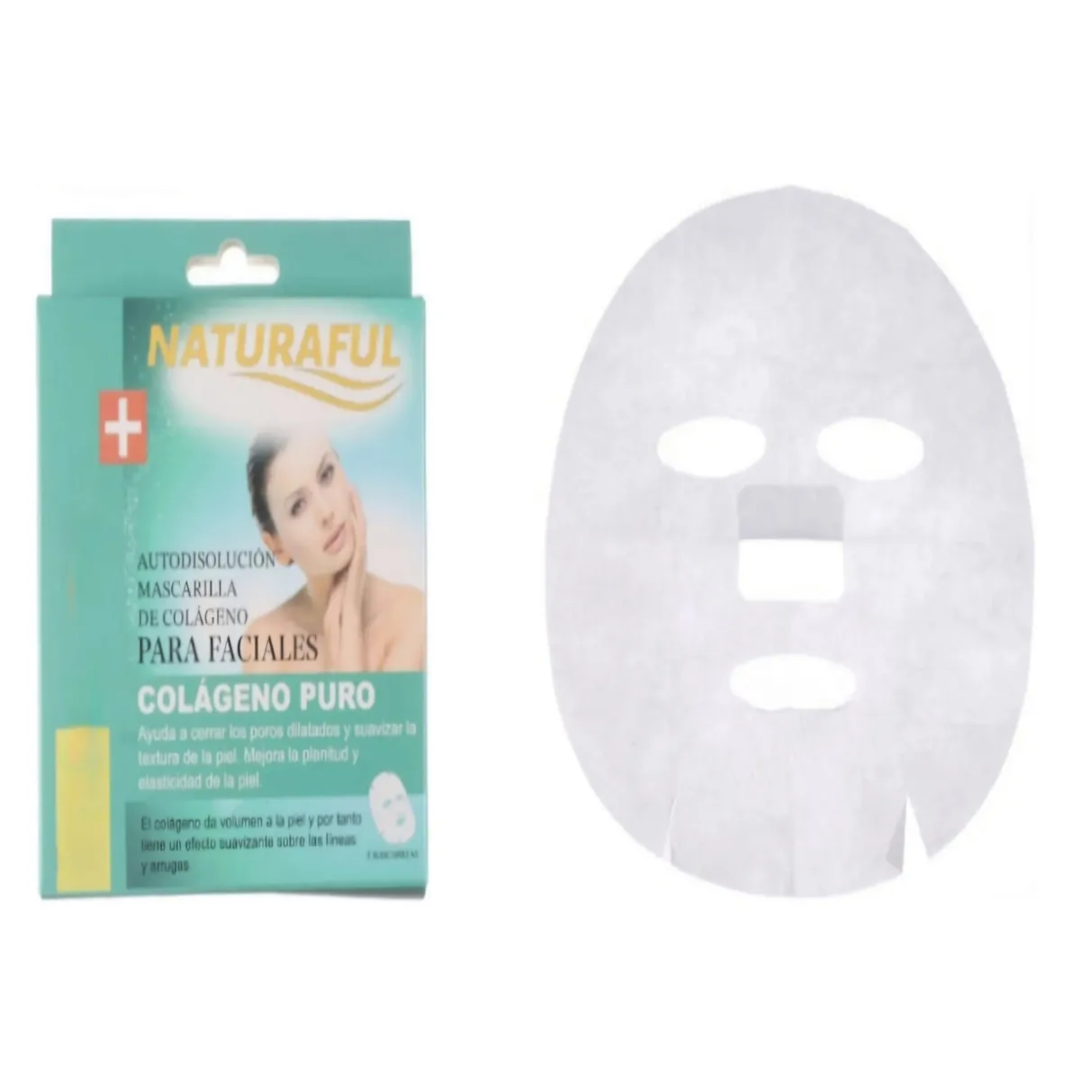 GENERICO - Parches Nanosolubles De Colageno  Rostro 5 Unidades