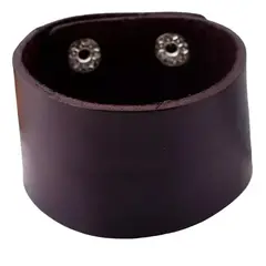 GENERICO - Pulsera De Cuero Hombre Y Mujer Unisex Elegante Ajustable