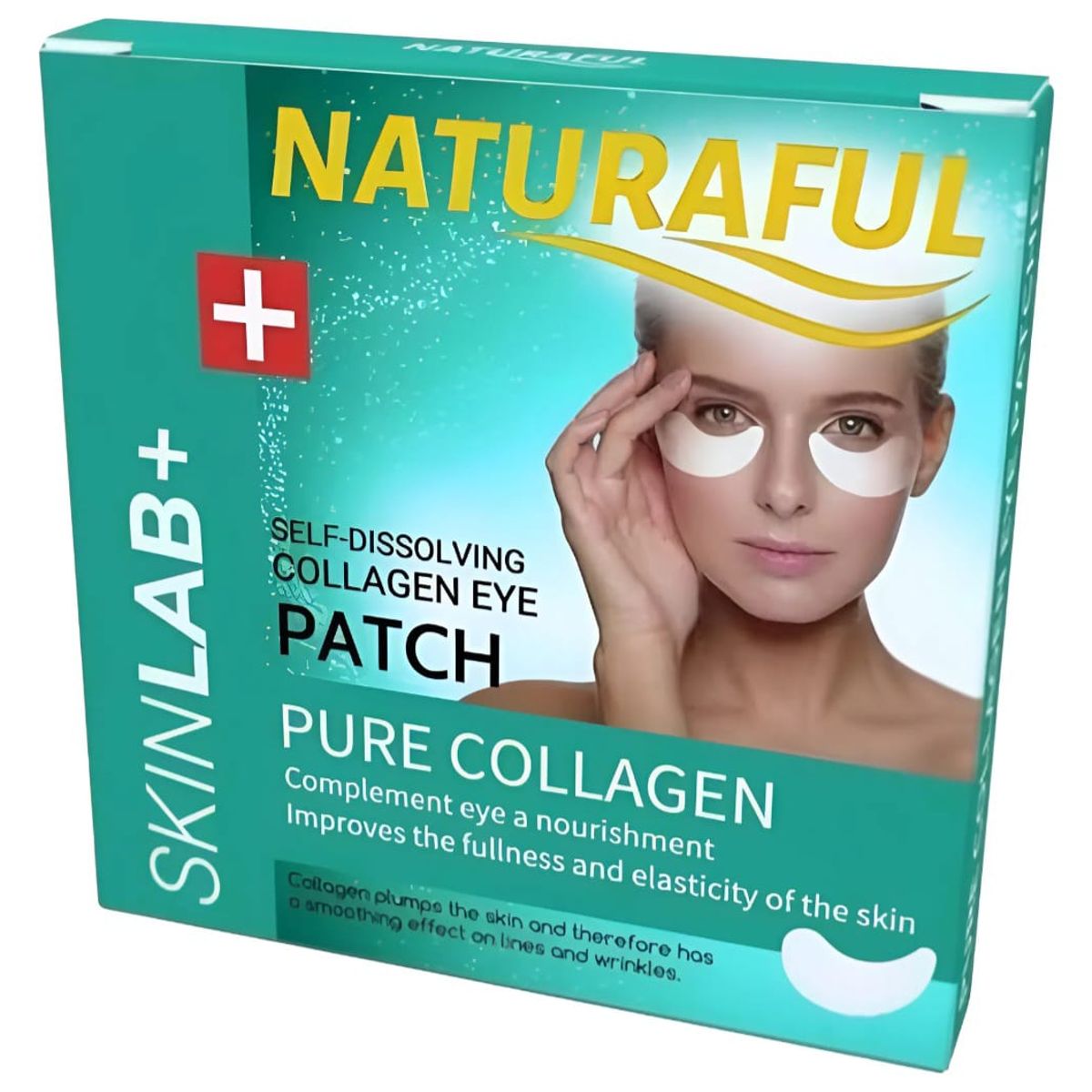 GENERICO - Parches Nanosolubles De Colageno  Contorno Ojos 6 Pares