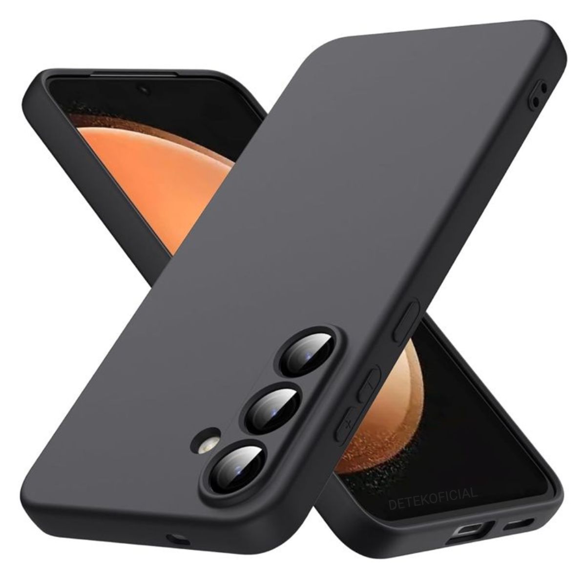 GENERICO - Carcasas Silicona Color Para Samsung S25 Fe Negro