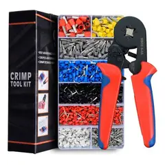 QUICK - Alicate Prensa Terminal Conjunto Kit De 1200pcs