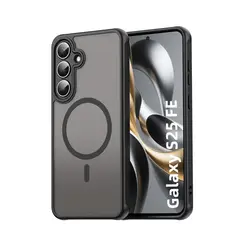 GENERICO - Carcasa Magnética Para Galaxy S25 FE Antigolpes Translúcida Mate