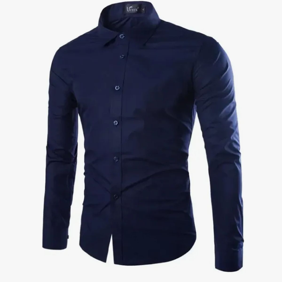 XPRESS RECHARGE - Camisa de vestir para hombre manga larga  Elegante y clásica