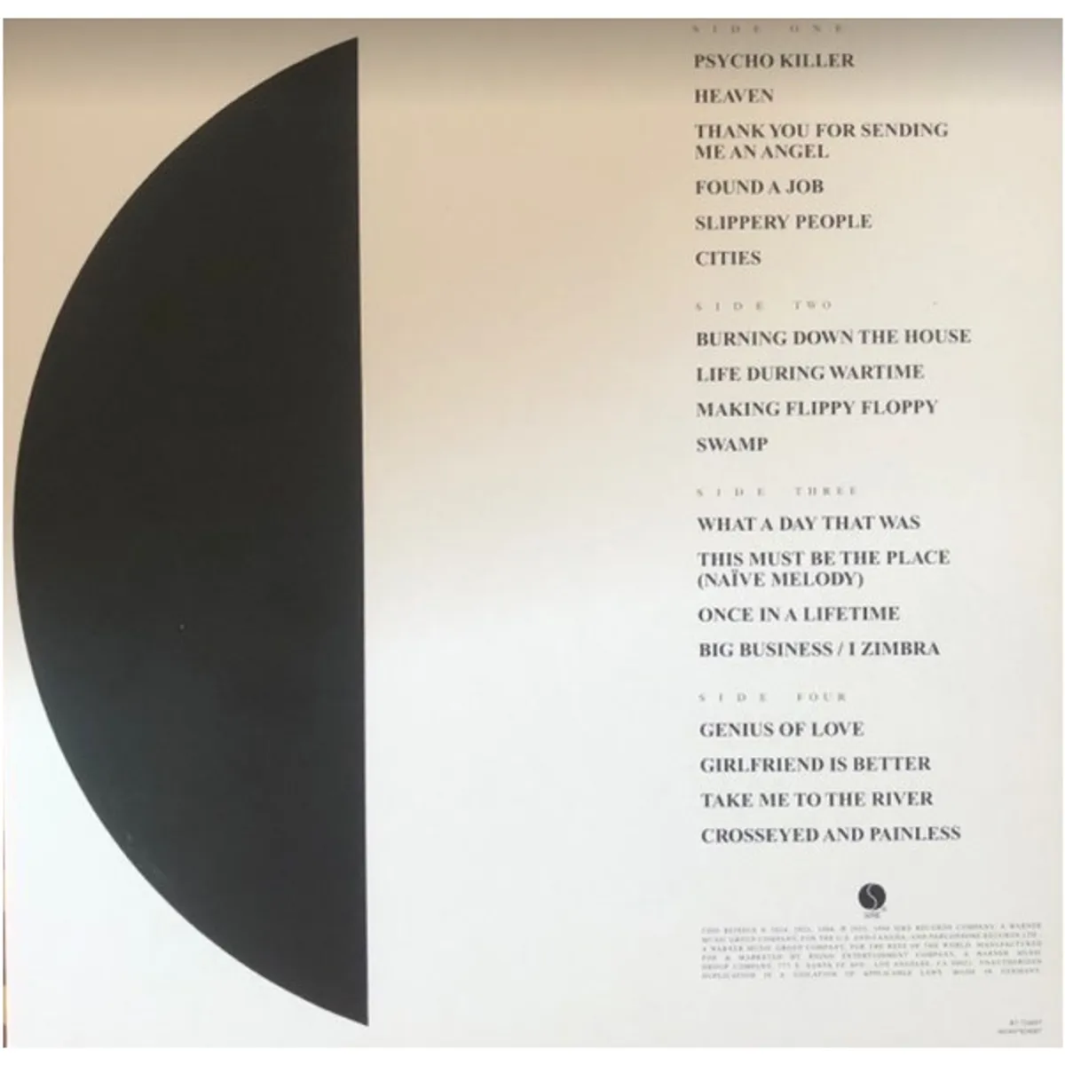 GENERICO - TALKING HEADS - STOP MAKING SENSE (2LP) / VINILO