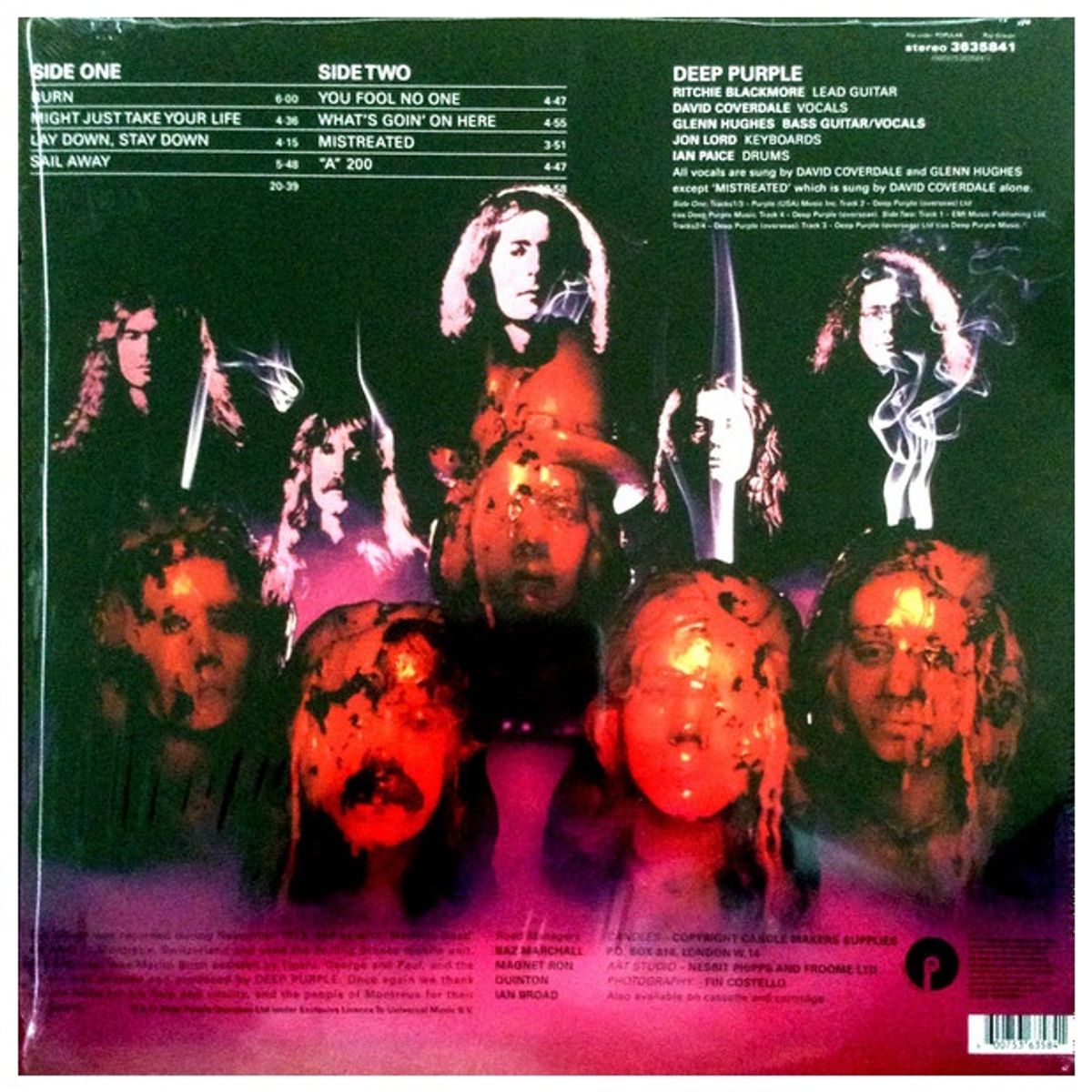 GENERICO - DEEP PURPLE - BURN / VINILO