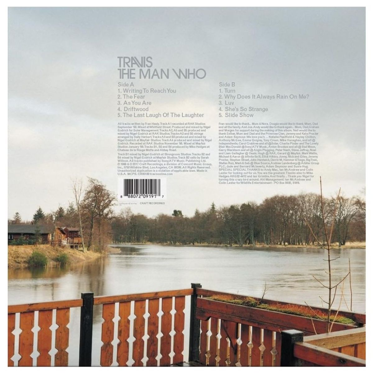 GENERICO - TRAVIS - THE MAN WHO (WHITE VINYL) / VINILO