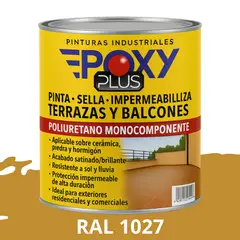 EPOXY - TERRAZAS Y BALCONES- Pinta Sella e Impermeabiliza - 500CC RAL 1027