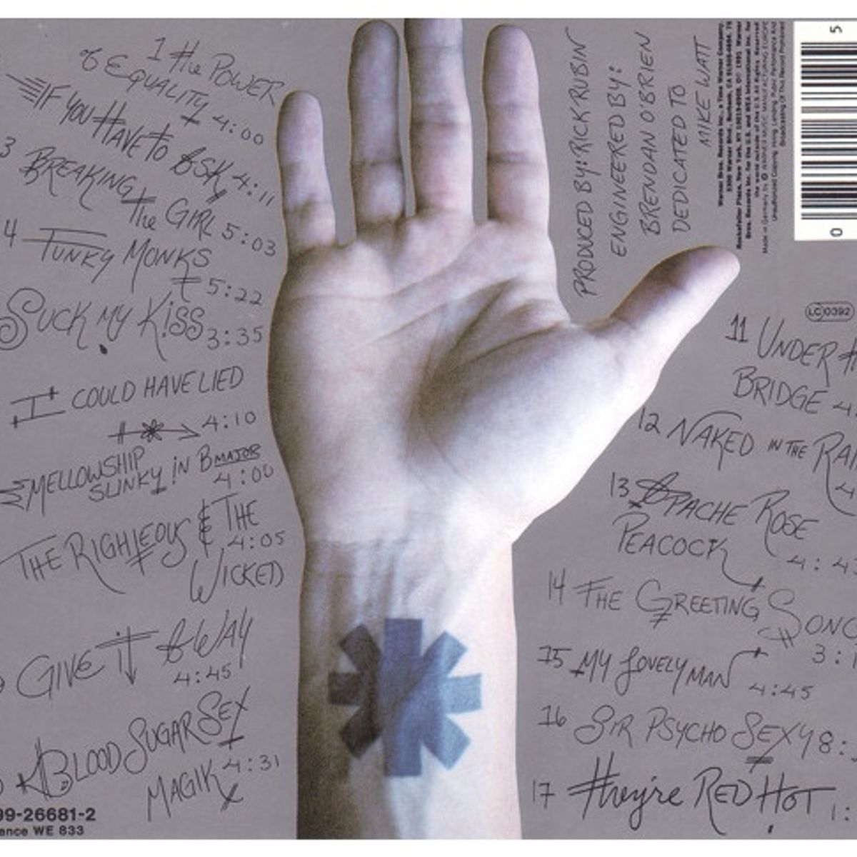 GENERICO - RED HOT CHILI PEPPERS - BLOOD SUGAR SEX MAGIK / CD