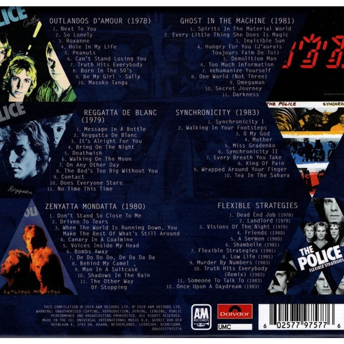 GENERICO - POLICE - EVERY MOVE YOU MAKE: THE STUDIO RECORDINGS (6CD) BOXSET / CD