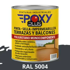 EPOXY - TERRAZAS Y BALCONES- Pinta Sella e Impermeabiliza - 500CC RAL 5004