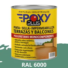 EPOXY - TERRAZAS Y BALCONES- Pinta Sella e Impermeabiliza - 500CC RAL 6000