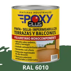 EPOXY - TERRAZAS Y BALCONES- Pinta Sella e Impermeabiliza - 500CC RAL 6010