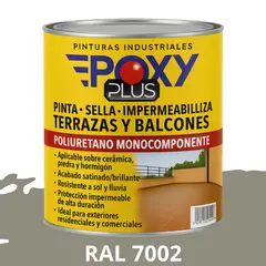 EPOXY - TERRAZAS Y BALCONES- Pinta Sella e Impermeabiliza - 500CC RAL 7002