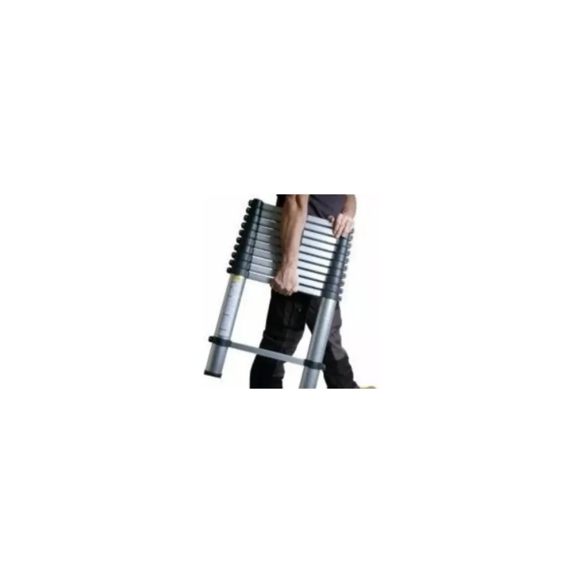 QUICK - Escalera Telescopica Aluminio Retráctil 38 Mts Soporta 150k