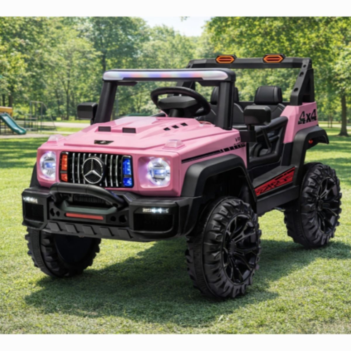 TOYUN TOYUN - Auto Electrico 12v Jepp Con Control Remoto rosa