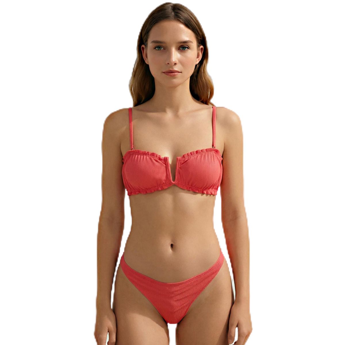 BONVERANO - Traje de Baño Bikini de Dos Piezas para Mujer