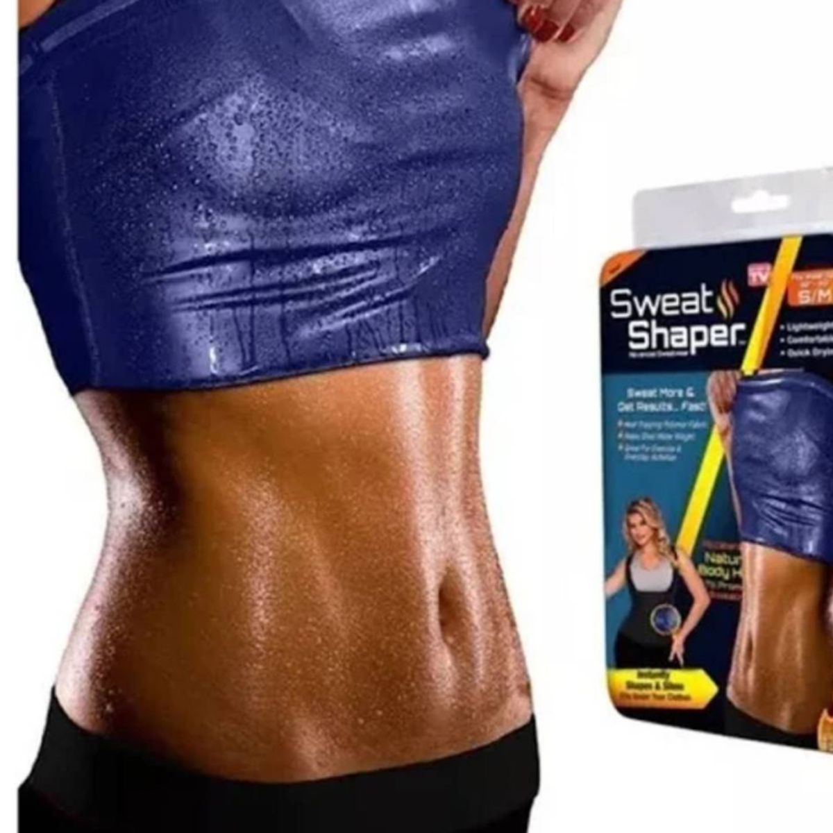 MOVI - Sweat Shaper Mujer Reduce tonifica moldea y estiliza tu abdomen - Mujer S-M