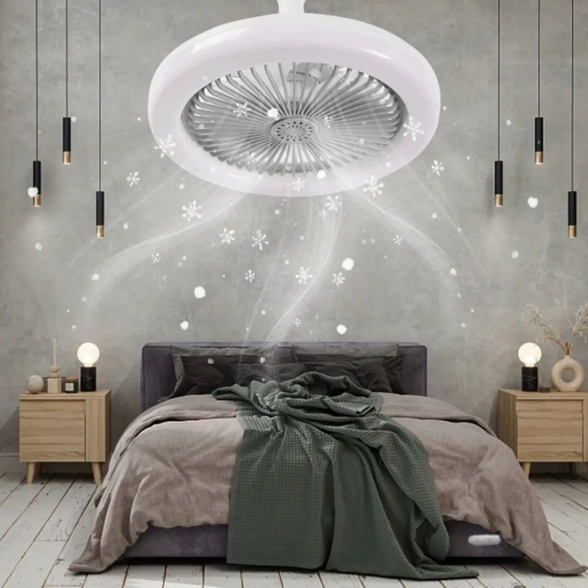 MOVI - Ventilador de Techo 3 en 1 con Luz LED– Comodidad y Estilo en tu Hogar