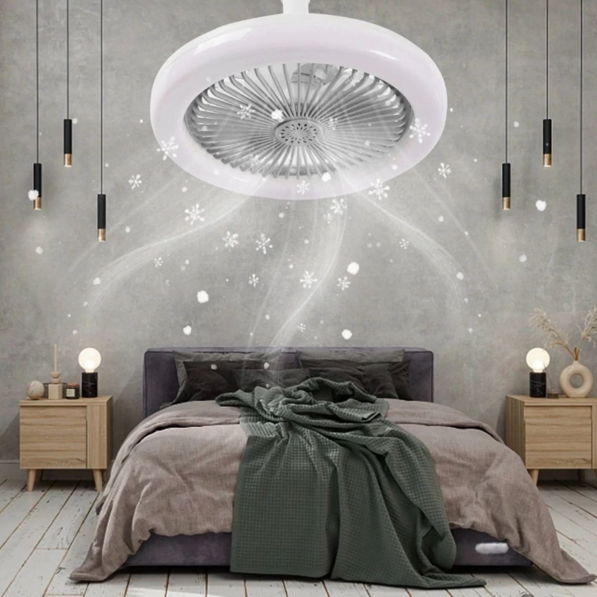 MOVI - Ventilador de Techo 3 en 1 con Luz LED– Comodidad y Estilo en tu Hogar