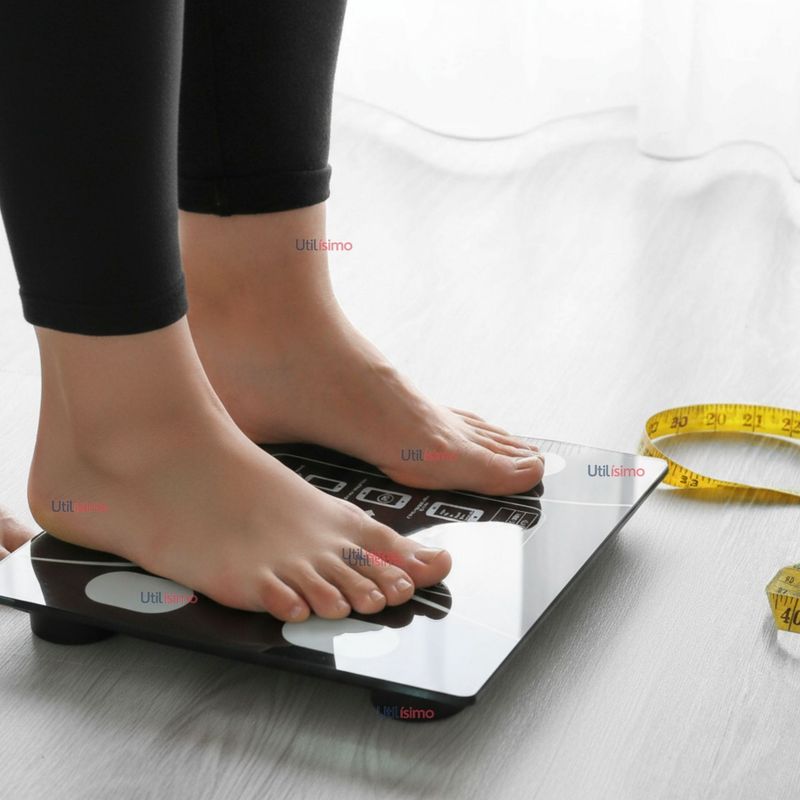 LINE - Balanza Pesa Digital Inteligente App Bluetooth Báscula Recargable