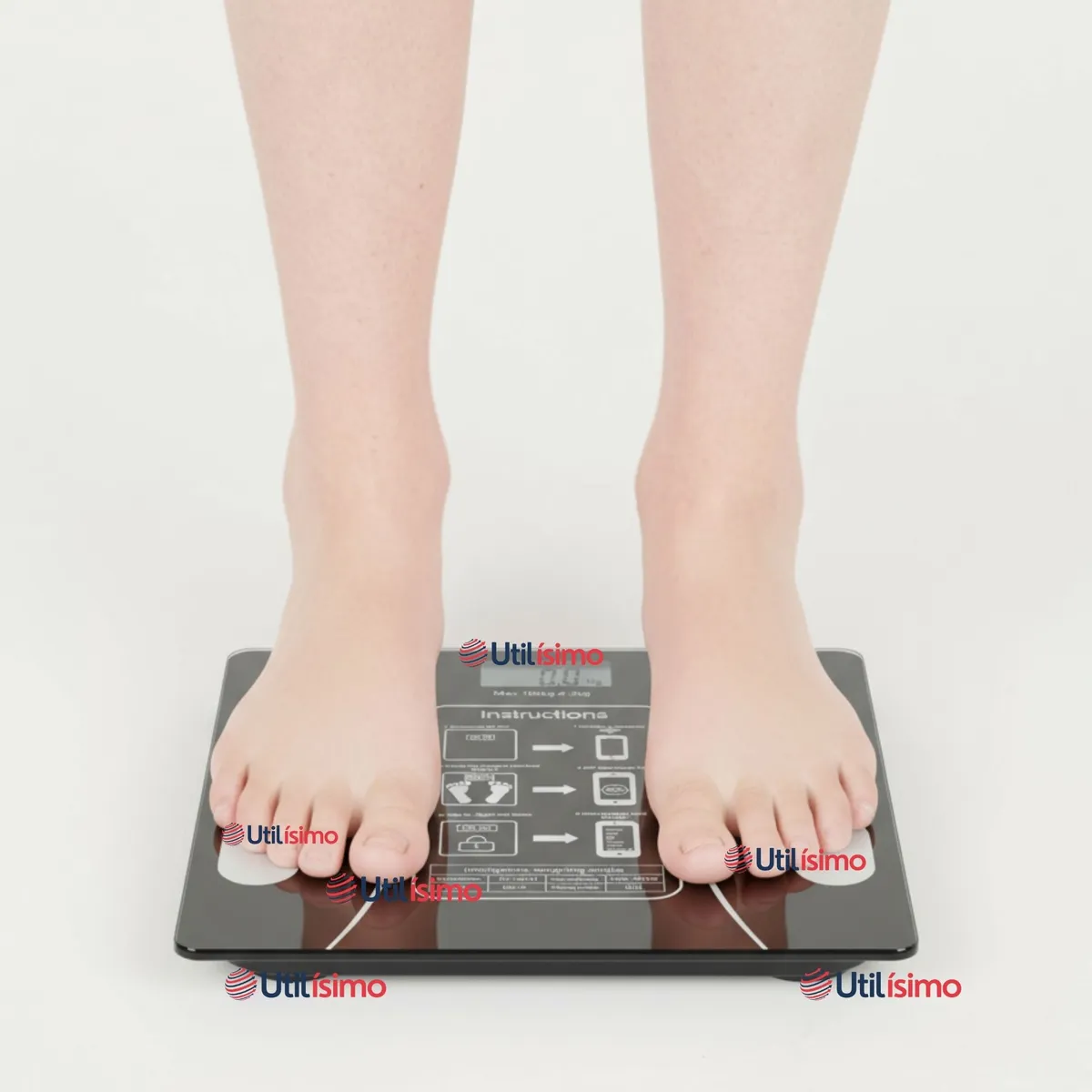 LINE - Balanza Pesa Digital Inteligente App Bluetooth Báscula Recargable