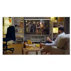 MALIK - Telon Mural 2.40mx2.40m 1:1 135 pulg. para PicoPix NANO