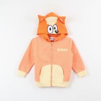 Poleron Cerrado Niño Orejas Café