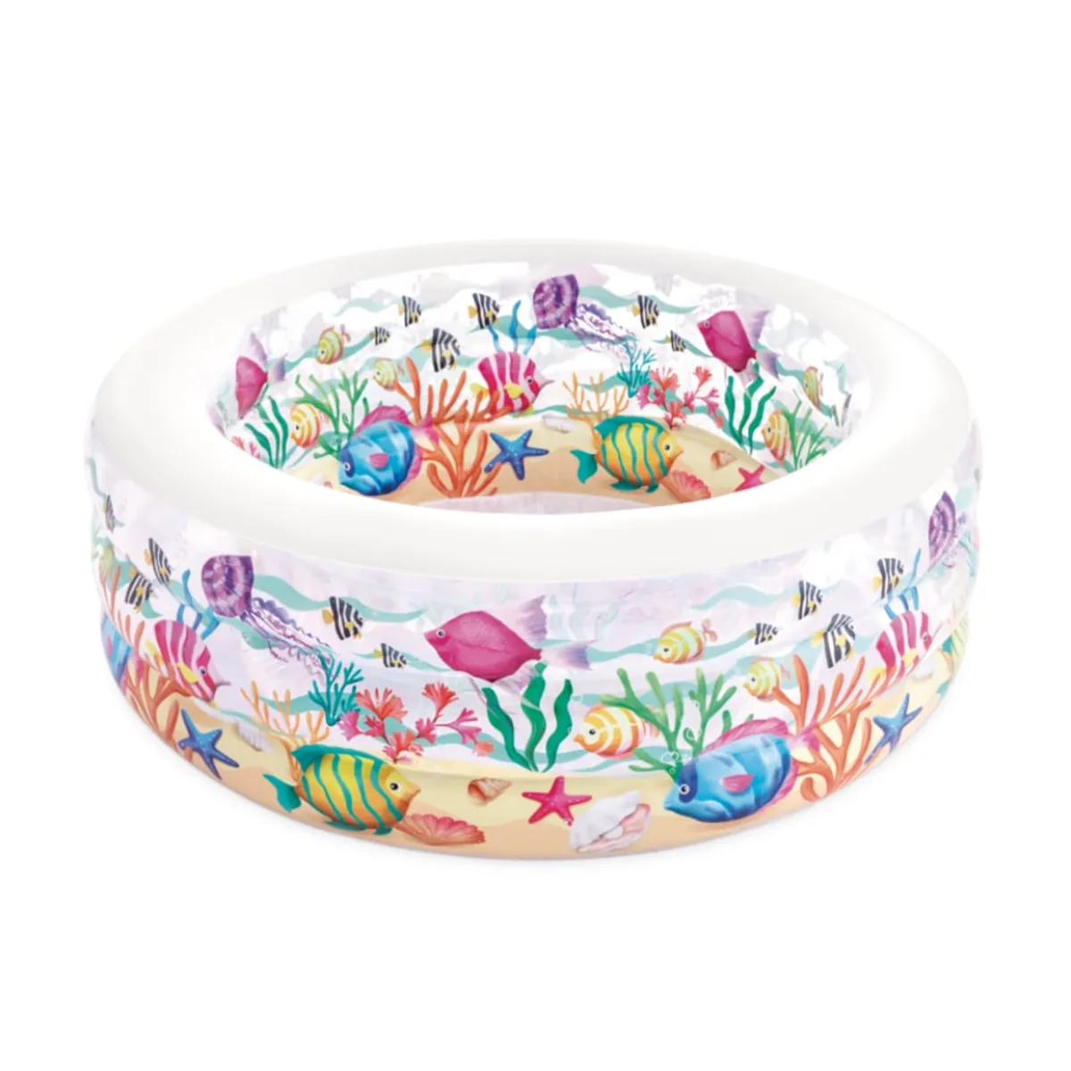 INTEX - Piscina Inflable INTEX Fishy Fun con Piso Inflable 152 x 56 cm, 360L