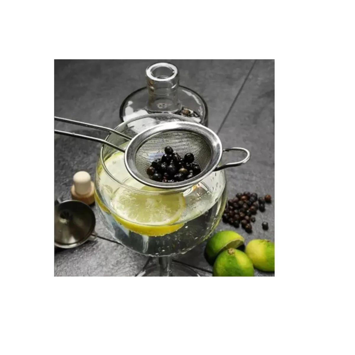 GENERICO - Colador Hielo Coctelera Bar Cocktail Aperitivo Rejilla
