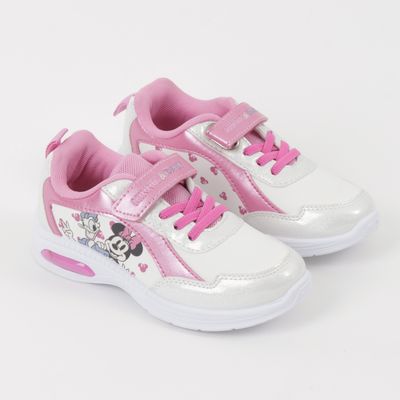 Imagen 2 del producto Zapatillas con luces Niña Blanco Amigas Minnie