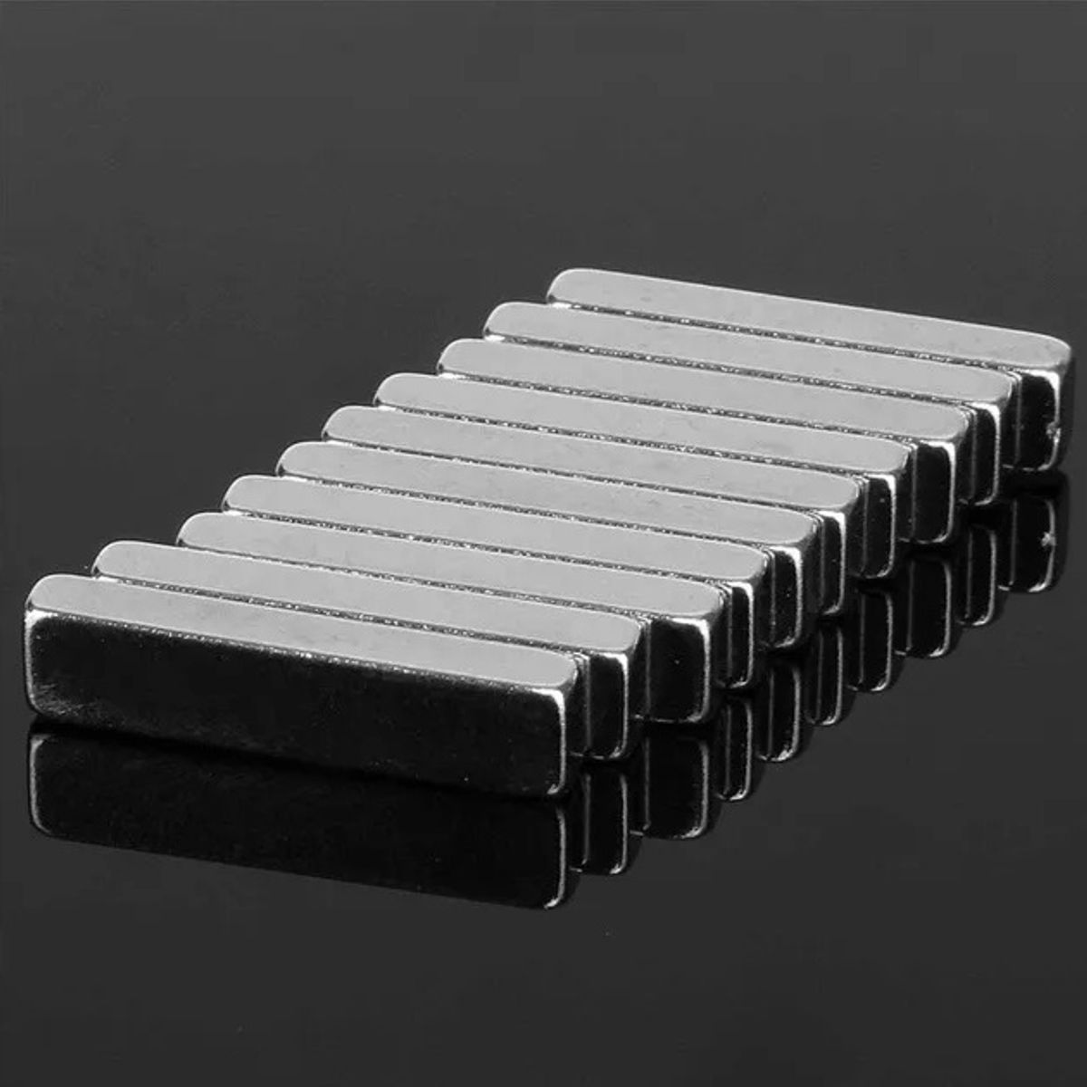GENERICO - 10 Imanes Neodimio 20x5x3mm N50