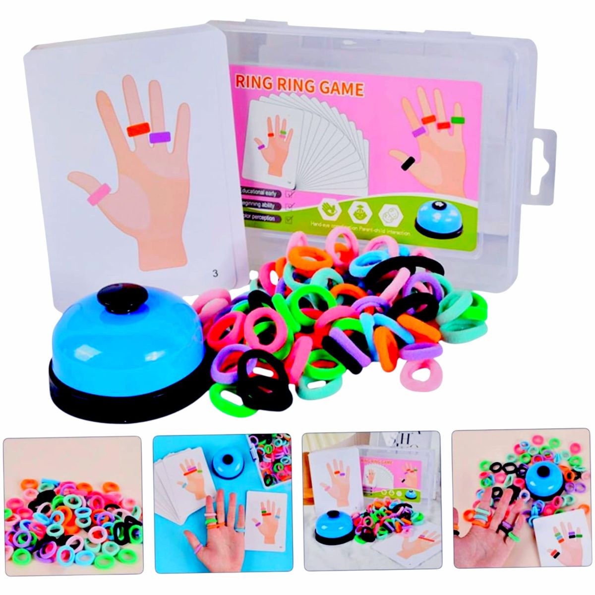 GENERICO - Juego De Aprendizaje Educativo Patrones Anillos Dedos