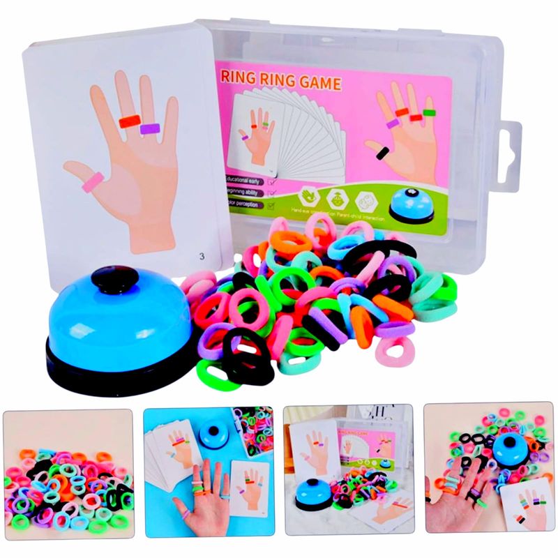 GENERICO - Juego De Aprendizaje Educativo Patrones Anillos Dedos