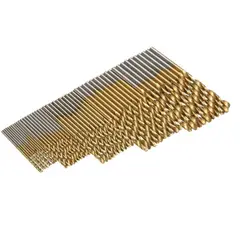 GENERICO - 50 Mini Brocas Pequeñas Milimetricas 1mm 1.5mm 2mm 2.5mm 3mm